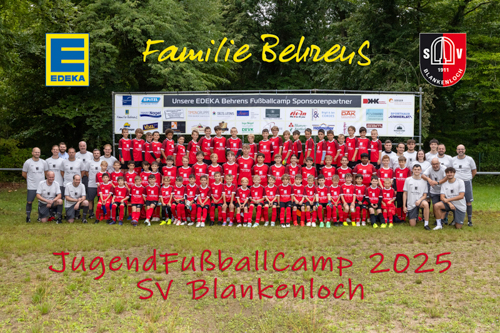 Gruppenbild vom Fußballcamp 2025